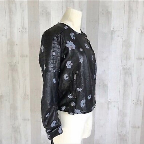 JOIE Lambskin Leather Jacket - Picture 4 of 4